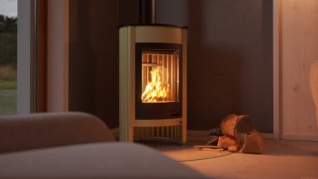 HS FLAMINGO krbová kamna MASTERFLAMME Medie I - olivová