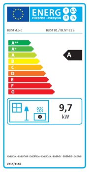 Krbová kamna BLIST B1 EKO, 8 kW, antracit