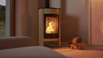 HS FLAMINGO krbová kamna MASTERFLAMME Medie I - olivová