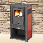 BLIST krbová kamna ATENE G CERAMIC - červená