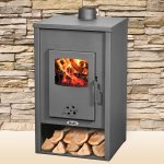 Krbová kamna BLIST PADOVA E s výměníkem, 19 kW, antracit