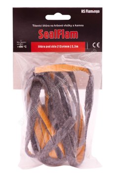 Těsnící šňůra pod sklo 12x4 2,5m