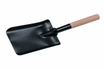 Lopatka na uhlí-lak.-s dřevěnou ručkou AZ4