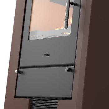 HS FLAMINGO krbová kamna ESPO II - hnědá