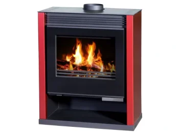 VICTORIA krbová kamna RUBIN Lux - červená