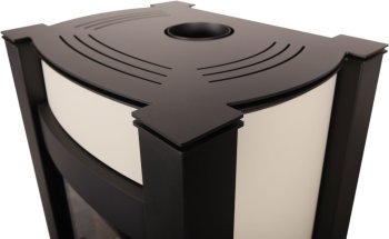 HS FLAMINGO krbová kamna AQUAFLAM VARIO KALMAR 11 kW - krémová (bez výměníku)