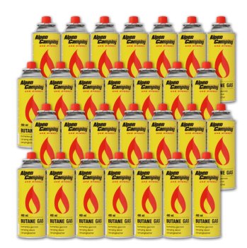 Přenosný plynový vařič KRAFT&DELE KD10499 + 28x kartuše, černá