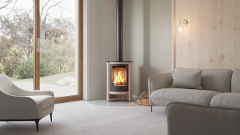 HS FLAMINGO krbová kamna MASTERFLAMME Piccolo I - krémová