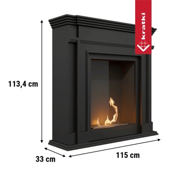 KRATKI Biokrb LEGIONIS TÜV - černý