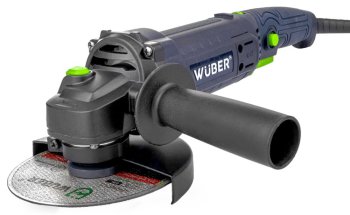 WUBER Úhlová bruska 1600W 125mm + 10 kotoučů W27474