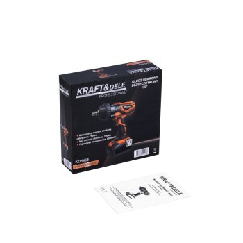 Kraft&Dele KD5465 aku rázový utahovák 21V + baterie a nabíječka