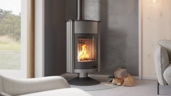 HS FLAMINGO krbová kamna MASTERFLAMME Grande II - šedá