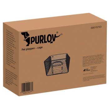 PURLOV 15743 Kotec pro zvířata 90x90x60cm