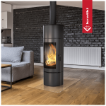 KRATKI krbová kamna ANTARES - černá