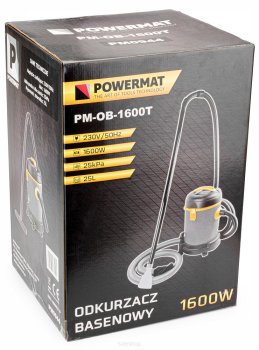 POWERMAT Multifunkční bazénový vysavač 1600W PM-OB-1600T