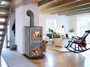 PROTERMO krbová kamna ALPINA BOILER 24kW - bílá