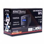 Kraft&Dele KD1928 II. Jakost záložní zdroj UPS 1000VA LCD
