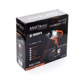 Kraft&Dele aku rázový utahovák KD1765 X-série 20V bez baterie a nabíječky