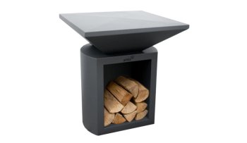 ARTISS Zahradní gril G2 Grafit s deskou z nerezové potravinářské oceli