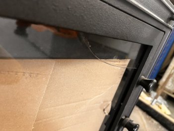 UNIFLAM krbová vložka 700 STANDARD levé prosklení s klapkou 601-713 (II. Jakost)