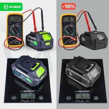 WUBER W04801 AKU sekačka 30-70 mm 20V 6Ah