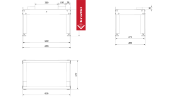 Kratki stojan pod krbovou vložku ZUZIA a ERYK