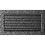 Krbová mřížka 17x30 BASIC staré stříbro s žaluzií