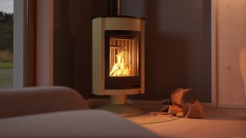 HS FLAMINGO krbová kamna MASTERFLAMME Medie II - olivová