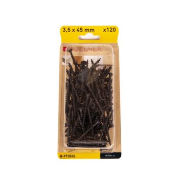 Samořezné fosfátované vruty 3,5 x 45 mm - 120 ks