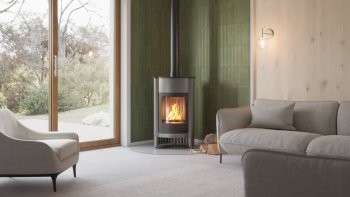 HS FLAMINGO krbová kamna MASTERFLAMME Grande I - šedá