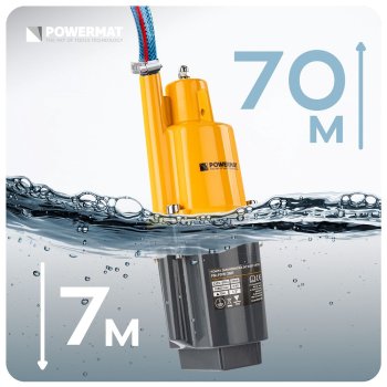 POWERMAT PM-PDW-280T Ponorné membránové čerpadlo 280W