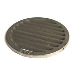 190 mm litinový rošt kulatý