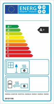 Kachlová kamna FLAMA ELDUR ECO, 6 kW, zelená