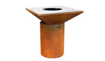 ARTISS Zahradní gril G6 Corten s deskou z nerezové potravinářské oceli