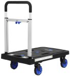 Skládací plošinový vozík Kraft&Dele KD3093, 150 kg