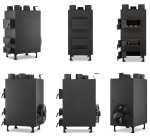 HIGHER horkovzdušná kamna a kotel na tuhá paliva PN4 - 35kW