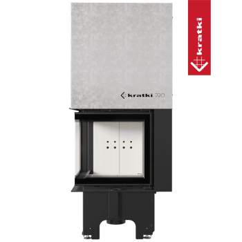 KRATKI krbová vložka VN 480/480 BS, levé prosklení s výsuvem