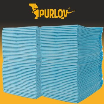 PURLOV 21601 Tréninkové absorpční podložky 60x60cm 100 ks + 30 sáčků