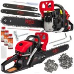 Benzínová řetězová pila POWERMAT RTPSP0035, 5,7 HP, 16"+18"