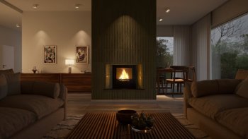 HS FLAMINGO krbová vložka AQUAFLAM 17 ROVNÁ s výměníkem a základní regulací