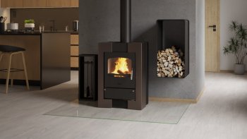 HS FLAMINGO krbová kamna ESPO I - hnědá