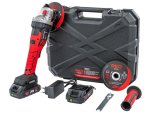 RED TECHNIC RTSZK0140 AKU úhlová bruska 125 mm + 2 baterie 2 Ah