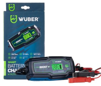 WUBER Mikroprocesorová nabíječka baterií 6-12V 4A W14250