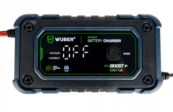 WUBER Mikroprocesorová nabíječka baterií 6-12V 6A W14230
