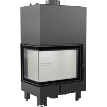 KRATKI Krbová vložka MBZ PW 13 BS s výměníkem, levé prosklení