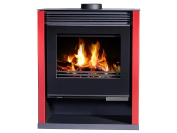 VICTORIA krbová kamna RUBIN Lux - červená
