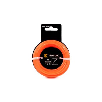 KRYSIAK žací struna 2 mm 15m - hvězdice