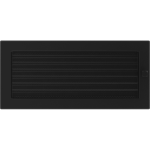 Krbová mřížka 17x37 BASIC černá s žaluzií