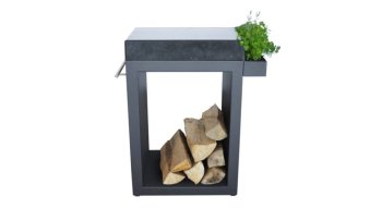 ARTISS Stůl Grafit malý 60 x 45 x 91 cm - žula