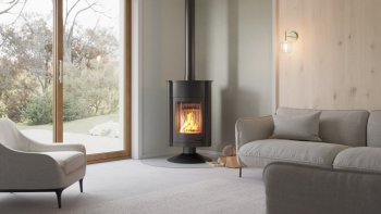 HS FLAMINGO krbová kamna MASTERFLAMME Grande II - černá